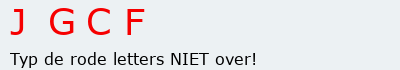 Bevestigingscode