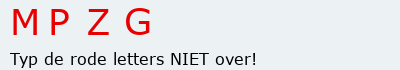 Bevestigingscode
