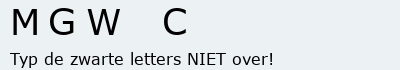Bevestigingscode