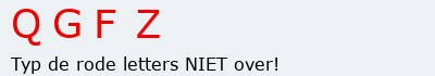 Bevestigingscode