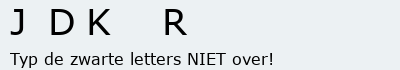 Bevestigingscode