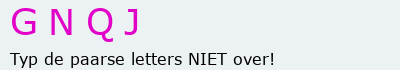 Bevestigingscode