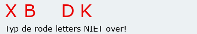 Bevestigingscode