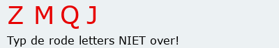 Bevestigingscode