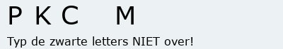 Bevestigingscode