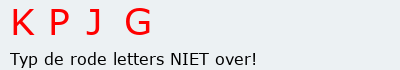 Bevestigingscode