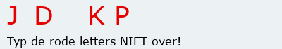 Bevestigingscode