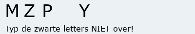 Bevestigingscode