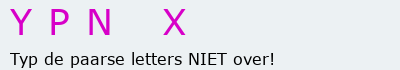 Bevestigingscode