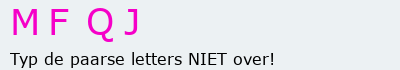 Bevestigingscode