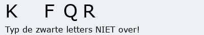 Bevestigingscode