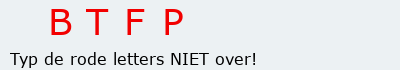 Bevestigingscode