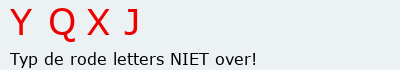 Bevestigingscode