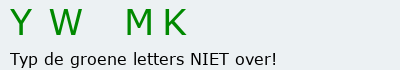 Bevestigingscode