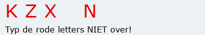 Bevestigingscode