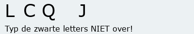 Bevestigingscode