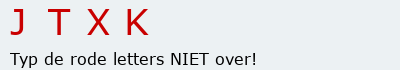 Bevestigingscode