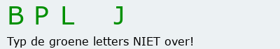 Bevestigingscode