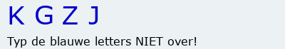Bevestigingscode