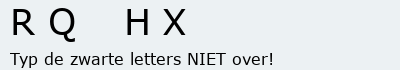 Bevestigingscode