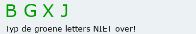 Bevestigingscode