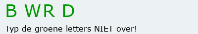 Bevestigingscode