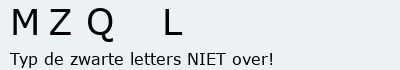 Bevestigingscode