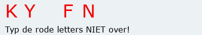 Bevestigingscode