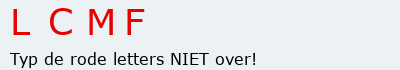 Bevestigingscode