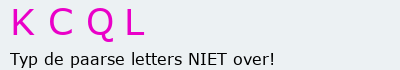 Bevestigingscode
