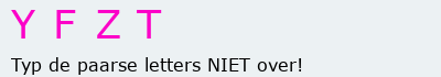 Bevestigingscode