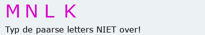 Bevestigingscode