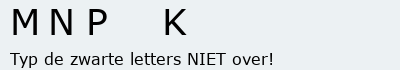 Bevestigingscode