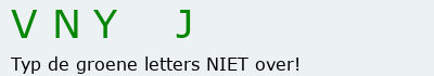 Bevestigingscode