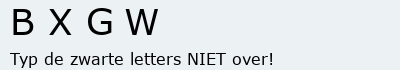 Bevestigingscode
