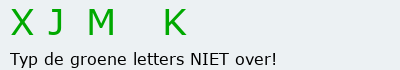 Bevestigingscode