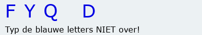 Bevestigingscode