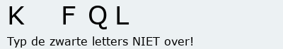 Bevestigingscode