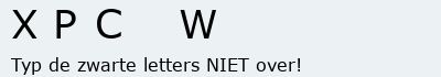 Bevestigingscode