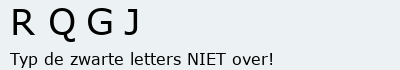 Bevestigingscode