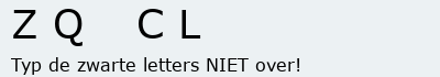Bevestigingscode
