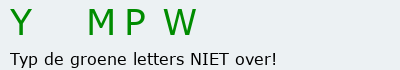 Bevestigingscode