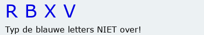 Bevestigingscode
