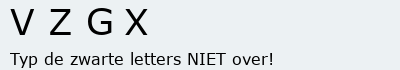 Bevestigingscode