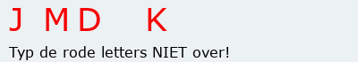Bevestigingscode