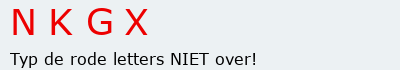 Bevestigingscode