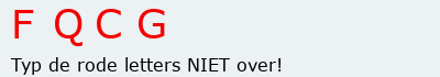 Bevestigingscode