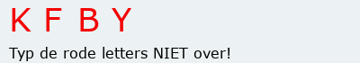 Bevestigingscode