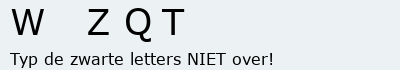 Bevestigingscode