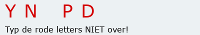 Bevestigingscode
